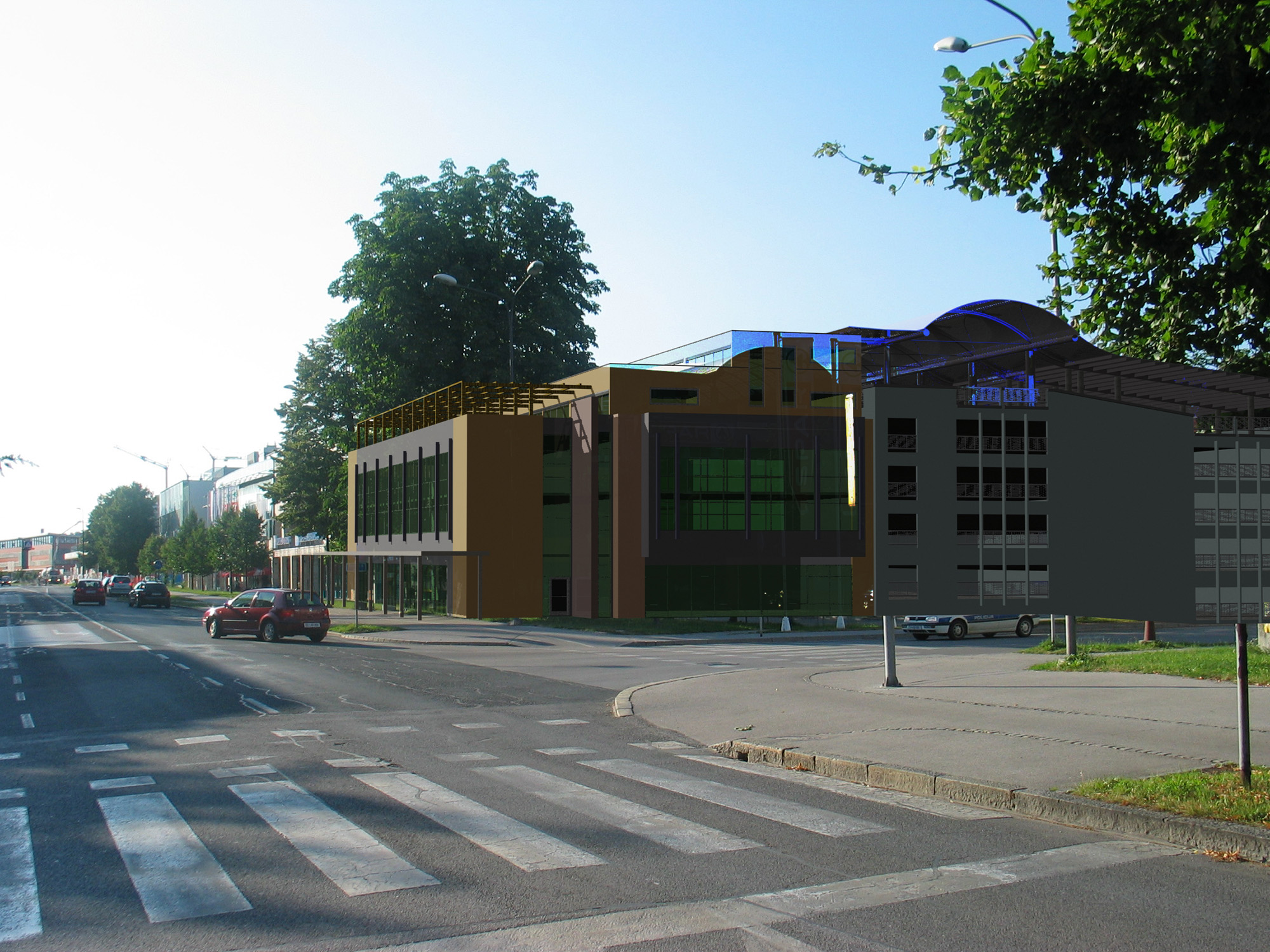 Parking facility Glazija extension