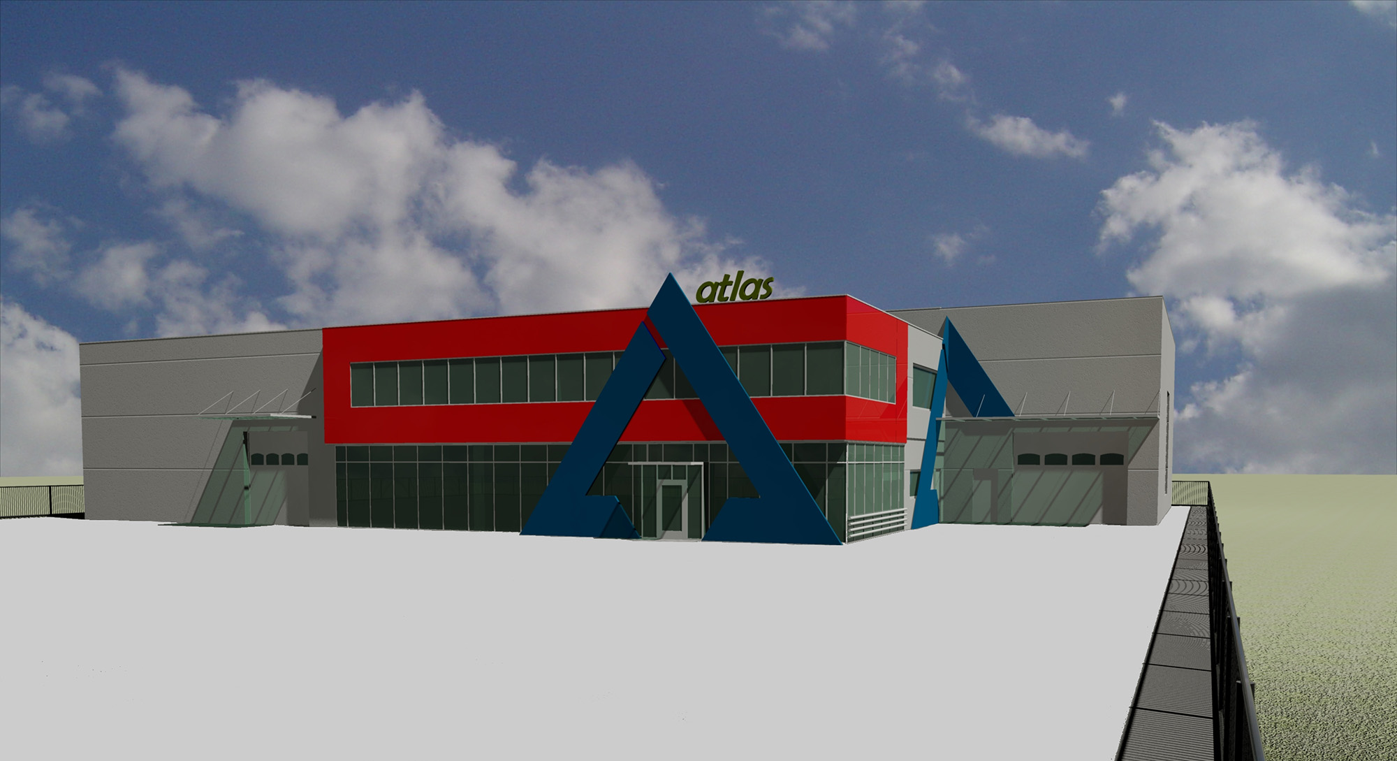 Industrial building Atlas trading in Vojnik